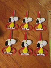 6 sets RARE VINTAGE PEANUTS SNOOPY JOE COOL SAFETY SCISSORS BUTTERFLY 1970s picture
