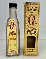 Virginia Dare Almond Extract Bottle Vintage Antique - 91946 picture