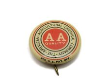 The American Agricultural Chemical Co. Pin Button Antique Vintage picture