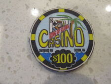 $100 King of Clubs Casino Chip Washington + FREE Las Vegas Mystery Poker Chip  picture