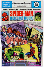 SPIDER-MAN & THE INCREDIBLE HULK GIVEAWAYS #2 • [9.4] • 1982 • Dallas Herald Ed. picture