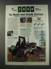 1991 Bobcat 3020 Series Trenchers Ad - The world's most versatile trenchers picture