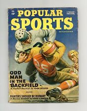 Popular Sports Magazine Pulp Feb 1949 Vol. 19 #3 GD+ 2.5 picture