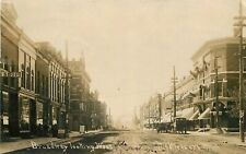 RPPC Postcard Michigan Mount Pleasant 1909 Broadway looking East 23-5566 picture