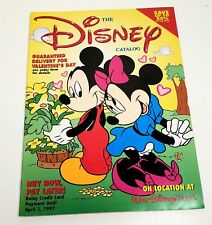 Vintage 1997 The Disney Catalog Mickey and Minnie Valentine's Day picture