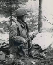WWII Photo US Soldier M1 Carbine In Action  WW2 World War Two US Army  / 1011 picture