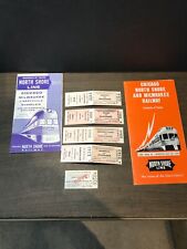 CNS&M Chicago North Shore & Milwaukee Paper Lot Schedule and Tickets picture