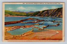 Yellowstone National Park, Blue Springs, Series #969 Vintage Souvenir Postcard picture