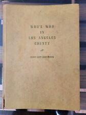 Who s Who in Los Angeles County 1952 - 53 Book picture