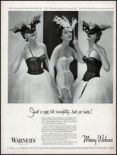 1954 Women models Warner's Merry Widows bra corselette retro photo print ad L22 picture