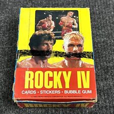 Rocky IV, Full Trading Card Box by Topps, 36 Unopened Wax Packs, Topps 1985 picture