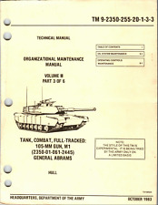 634 Page 1983 TM 9-2350-255-20-1-3-3 M1 ABRAMS TANK Hull Maintenance on Data DVD picture