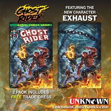 2 PACK **FREE TRADE DRESS** GHOST RIDER #7 UNKNOWN COMICS ALAN QUAH EXCLUSIVE VA picture