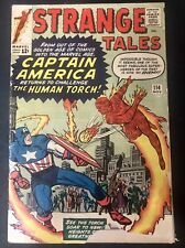 Marvel- Strange Tales #114 (1963) 🗝️ 1st Cap In Silver Age & 3rd Dr. Strange picture