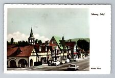 Solvang CA-California, RPPC: Scenic View Of Town, Antique, Vintage Postcard picture