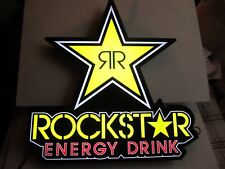 Large Lighted Rockstar Energy Drink Store Sign picture