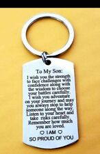To my Son I'm So Proud Of You Keychain  A23 picture