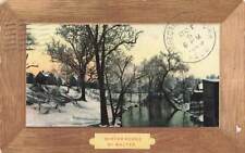 c1910 Winter Scene By Walter Picture Frame Border P217 picture
