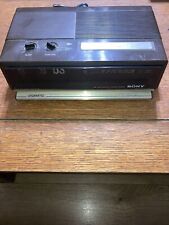 Vintage 70s Sony Digimatic ICF-C410W 2 Bands AM/FM Flip Clockradio 120V 60Hz 5W picture