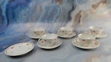 Richard Ginori Made In Italy Set of 5 Demitasse Cups,Saucers,One Orphand Saucer picture