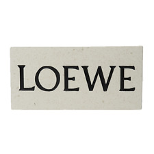 New LOEWE Logo Plaque in Beige Marble Store Display Sign picture