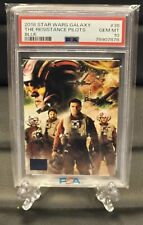 2018 Topps Star Wars Galaxy #38 The Resistance Pilots Blue PSA 10 picture