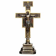 Polyresin Lord Jesus Christ on Cross Idol Statues Height 14 Inch picture