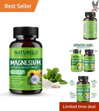 Magnesium Glycinate Chelate - Supports Relaxation, Calm, Sleep - 120 Capsules picture