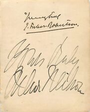Vintage Signed Autograph Cut - Johnston Forbes-Robertson Julia Neilson picture
