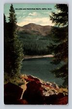 Aspen CO-Colorado, Wellers Lake Pike's Peak Route, Antique Vintage Postcard picture