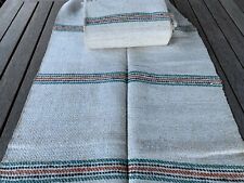 Hand Woven Fabric Homespun Linen Hemp Upholstery Antique Primitive Roll 5.5 yd picture