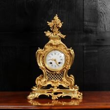 Japy Freres Antique French Ormolu Rococo Clock picture