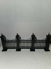 Vintage Xmas village accessories "Village wrought iron fence extensions" w/2 box picture