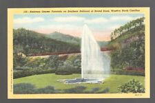 Railroad Postcard:  Andrews Geyser Fountain, Southern Railway, Round Knob, #155 picture
