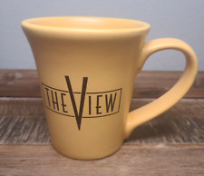 The VIEW ABC Daytime TV Thick Ceramic Yellow 12 oz Coffee Mug picture