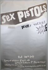 Sex Pistols Poster Original Pretty Vacant Live Promotion 4 Track EP July 1996 picture