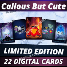 Topps Disney Callous But Cute Limited Edition 2022 [22 DIGITAL CARDS] picture