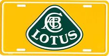 Vintage Lotus Metal/Aluminum novelty license plate embossed - Old Stock picture