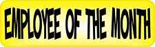 StickerTalk Yellow Employee of the Month Sticker, 10 inches x 3 inches picture
