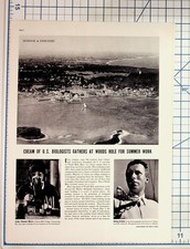 1940s Woods Hole Marine Biology Article Kay-Vel Gloves Frostilla Ad Magazine picture