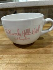 VINTAGE THE BEVERLY HILLS HOTEL AND BUNGALOWS CUP White / Classic Pink Lettering picture