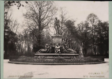 F.X. Saile, France, Colmar, Monument to Admiral Bruat Vintage Photomechanic picture