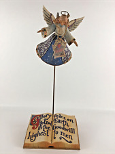 Jim Shore ‘Peace On Earth’ Angel for Nativity #118943 2004 Figure Figurine #2 picture