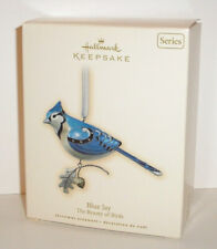 2007 Hallmark - BLUE JAY ORNAMENT - 3RD IN SERIES - THE BEAUTY OF BIRDS picture