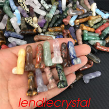 TOP Wholesale Natural Male Penis Quartz Crystal Massager carved Wand Healing picture