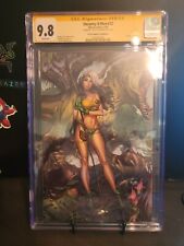 UNCANNY X-MEN #12 CGC SS 9.8 SIGNED BY J SCOTT CAMPBELL VIRGIN EDITION C ROGUE picture