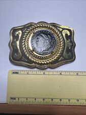 Coal And Gold 1888 Morgan Dollar Belt Buckle  picture