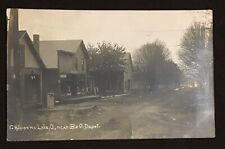 1909 Chippewa Lake near B&O Railroad Depot Baltimore & Ohio Real Photo RPPC picture