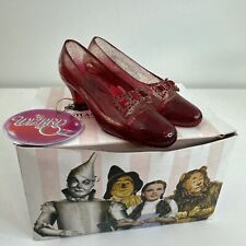 Wizard of Oz Ruby Slippers Westland Giftware 4 Inch Clear Red Resin #1845 picture