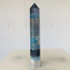469g Natural trolleite Quartz Crystal Obelisk Wand Point Mineral Healing Q223 picture
